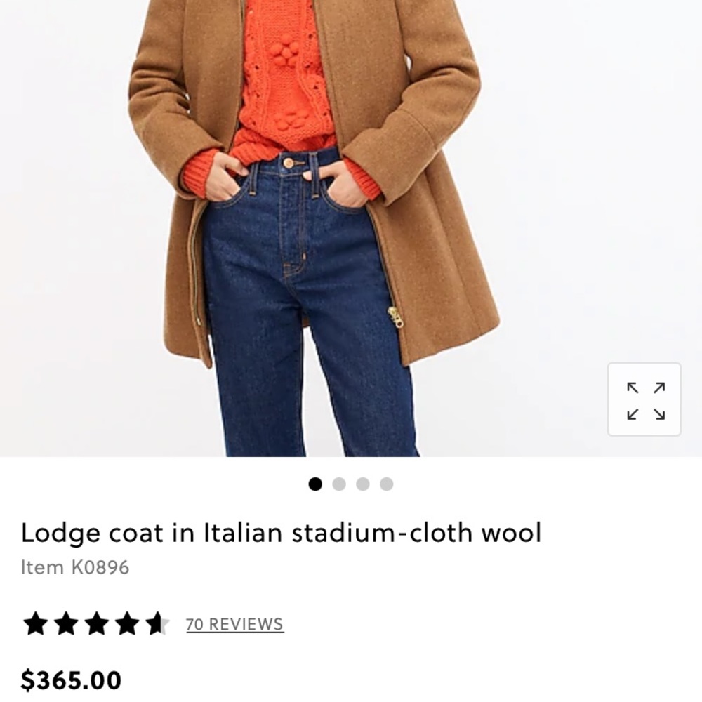 J Crew Lodge Coat